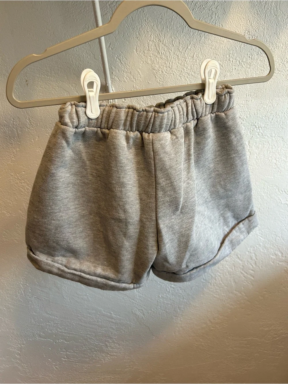 Nike Kids Grey Fleece Elastic-Waist Shorts
